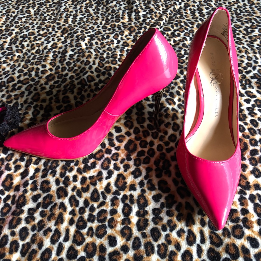 Rock Republic pink & silver heals